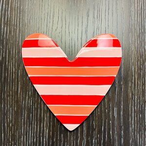 Striped Heart Attachment